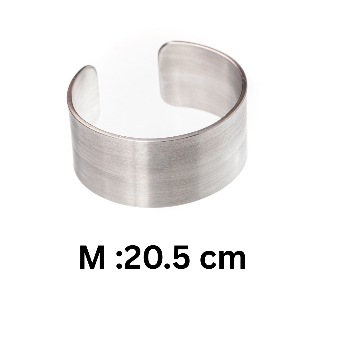 Brushed Aluminum Bracelets for Women | Lightweight Stylish Jewelry