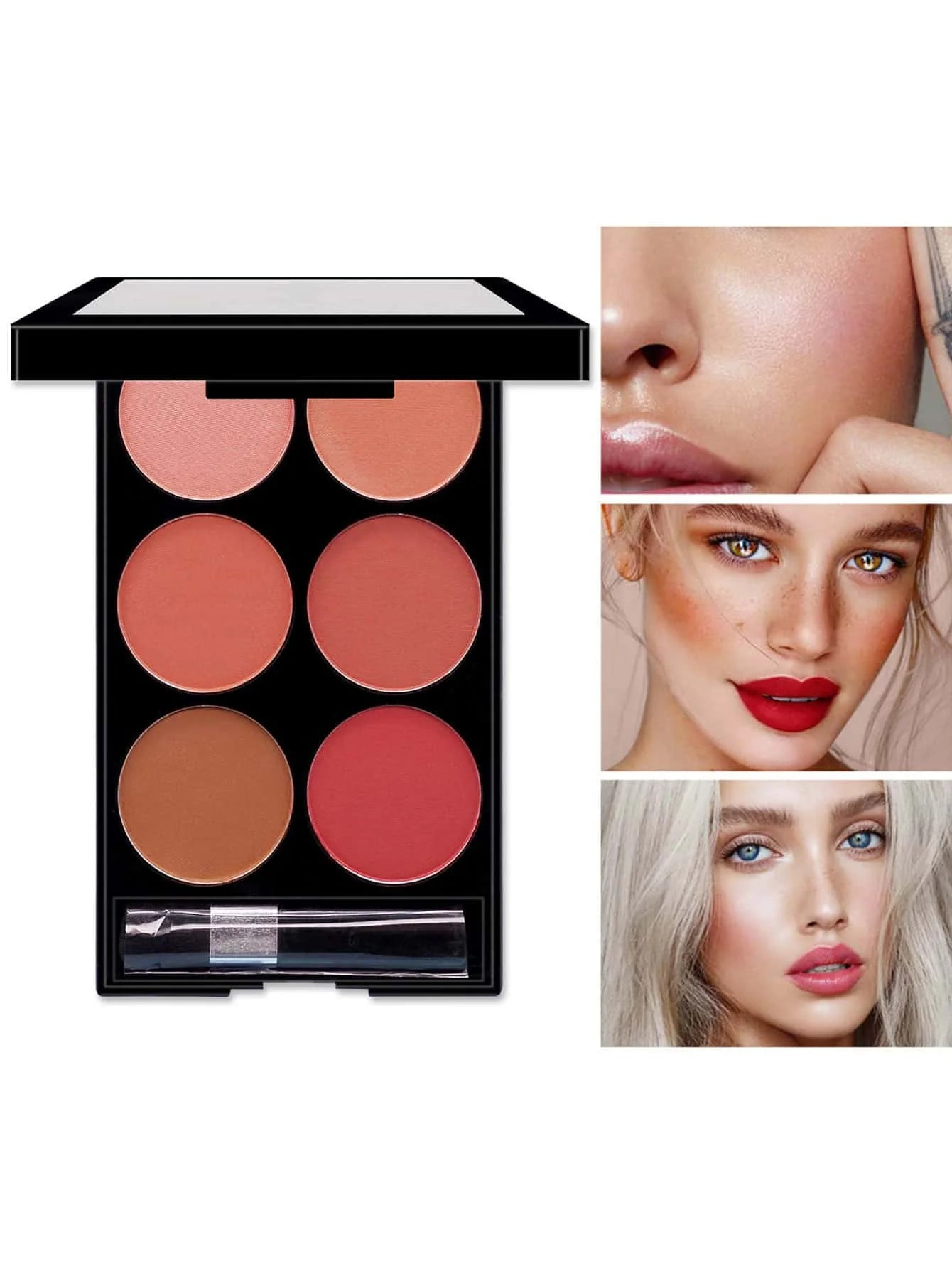 6-color blush and contouring all-in-one palette