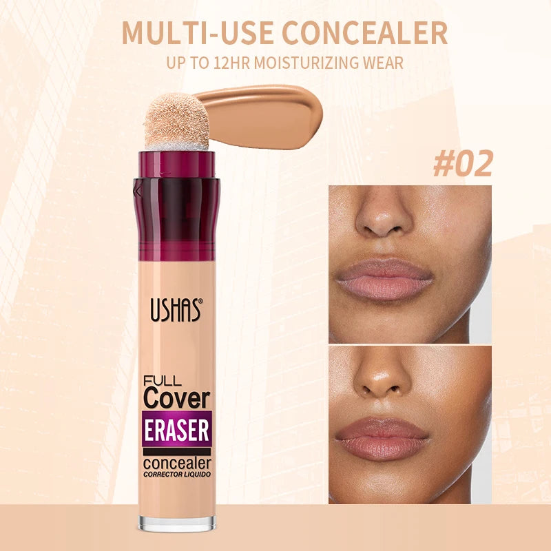 Color Liquid Concealer with Rotating Sponge Head