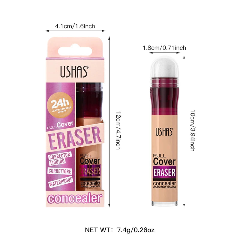 Color Liquid Concealer with Rotating Sponge Head