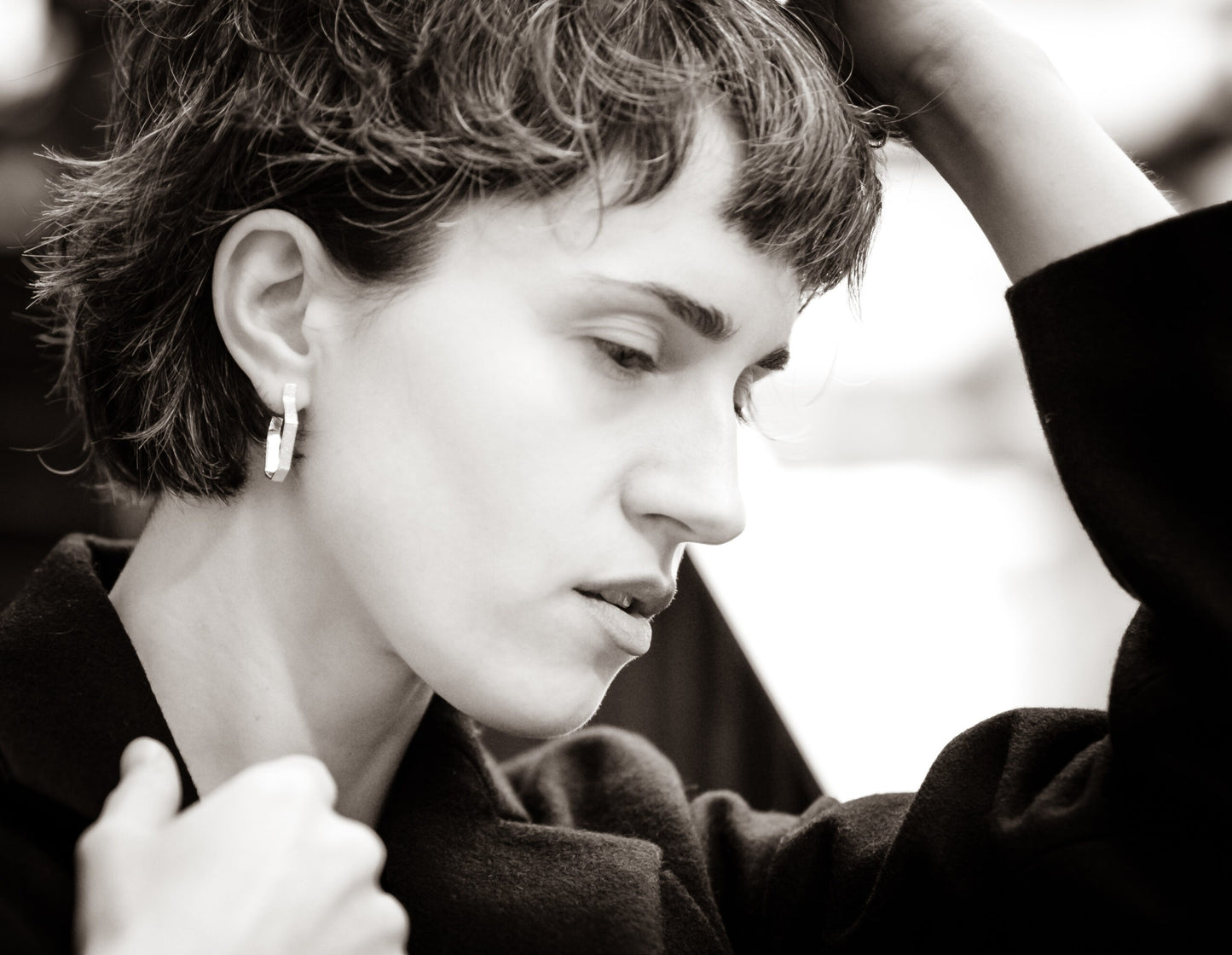 Hoops Silver Earrings