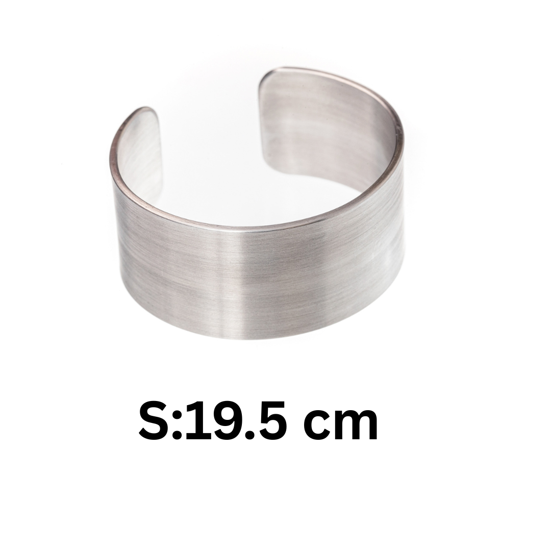 Brushed Aluminum Bracelets for Women | Lightweight Stylish Jewelry