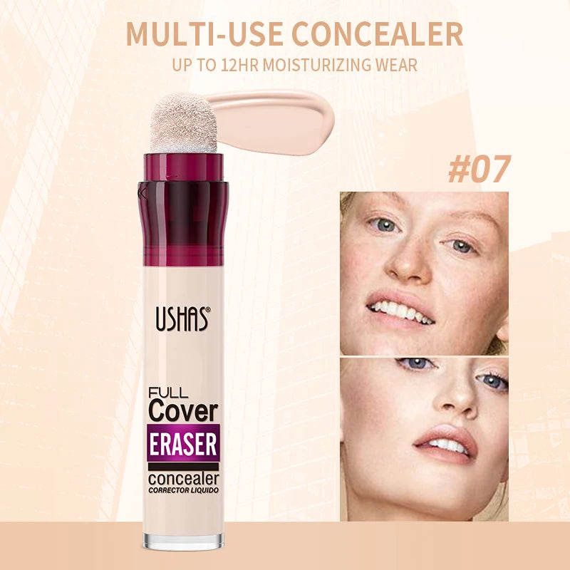 Color Liquid Concealer with Rotating Sponge Head