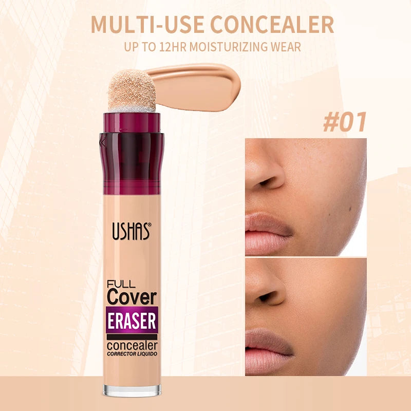 Color Liquid Concealer with Rotating Sponge Head