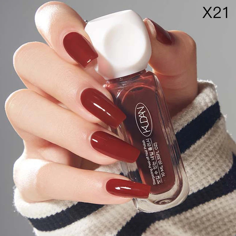 Colorful Water-Based Peel-Off Nail Polish