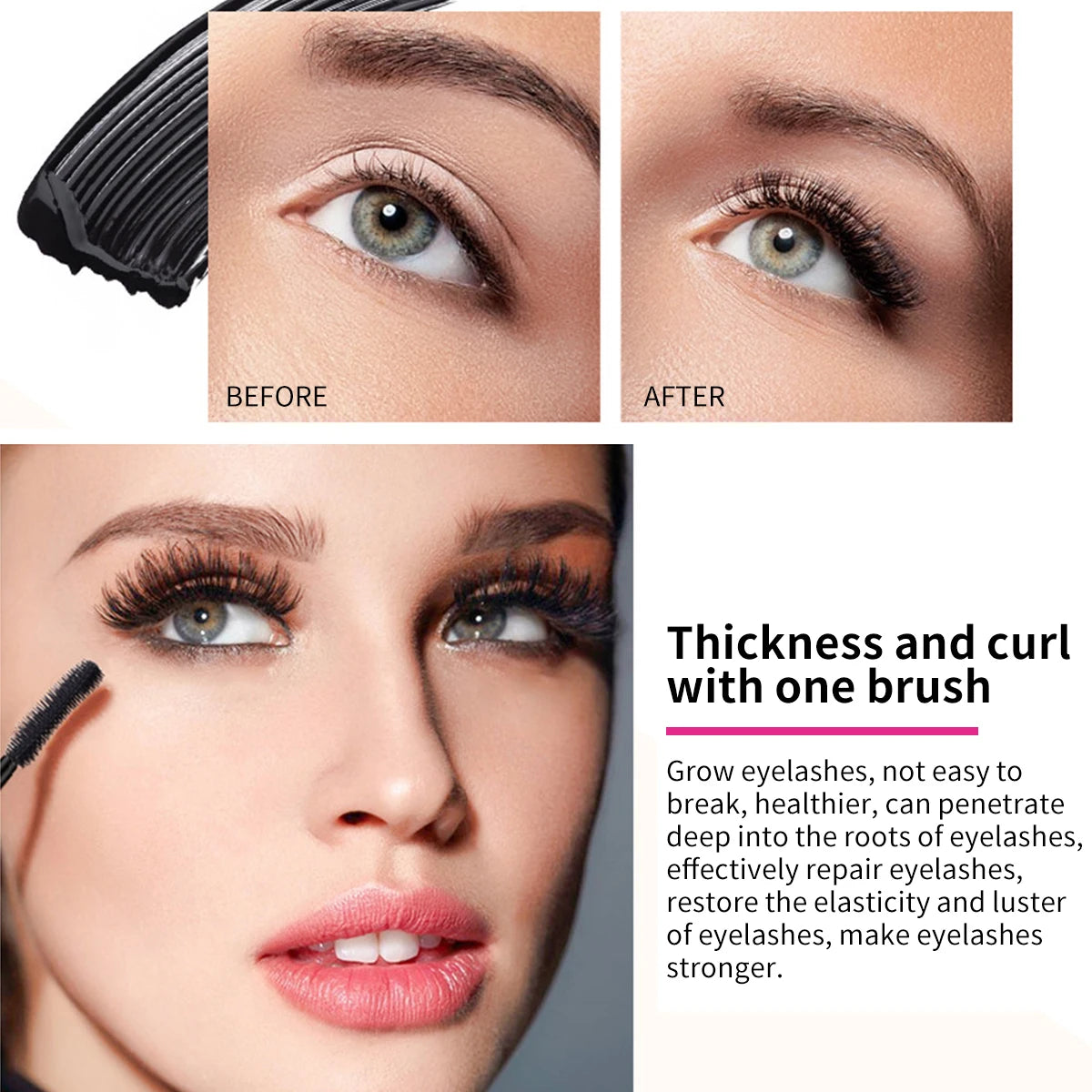 Mascara - Waterproof, résistant à la transpiration