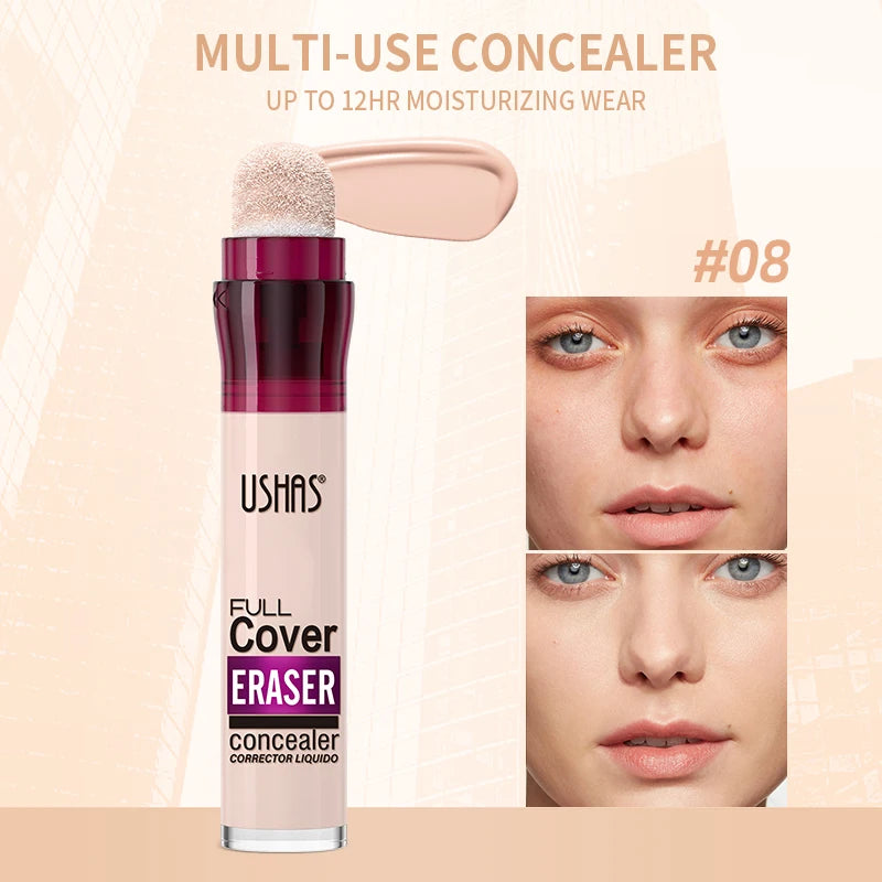 Color Liquid Concealer with Rotating Sponge Head