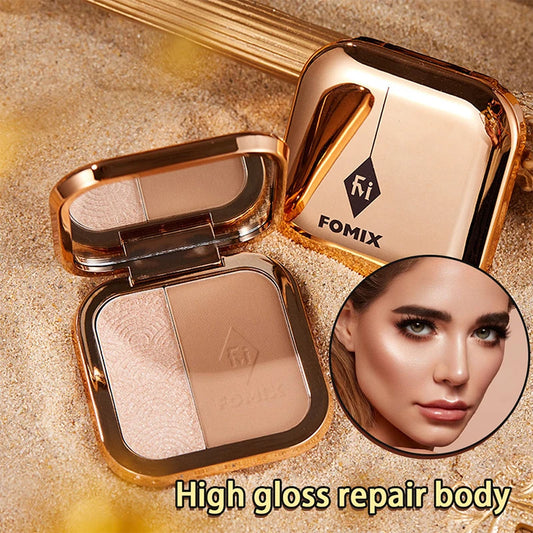 Dual-Color High-Gloss Contour & Highlight Powder