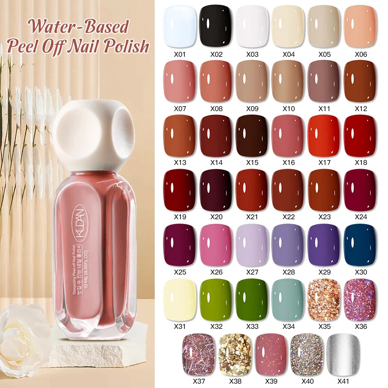Colorful Water-Based Peel-Off Nail Polish