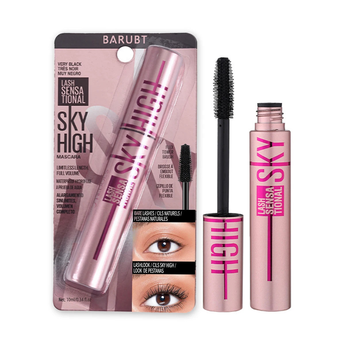Mascara - Waterproof, résistant à la transpiration