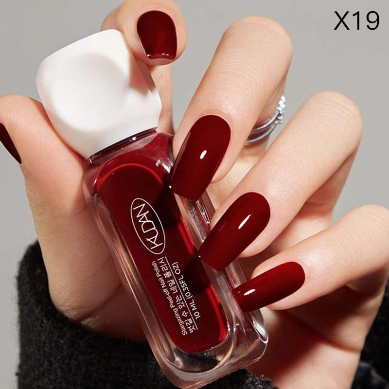 Colorful Water-Based Peel-Off Nail Polish