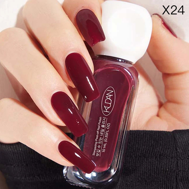 Colorful Water-Based Peel-Off Nail Polish