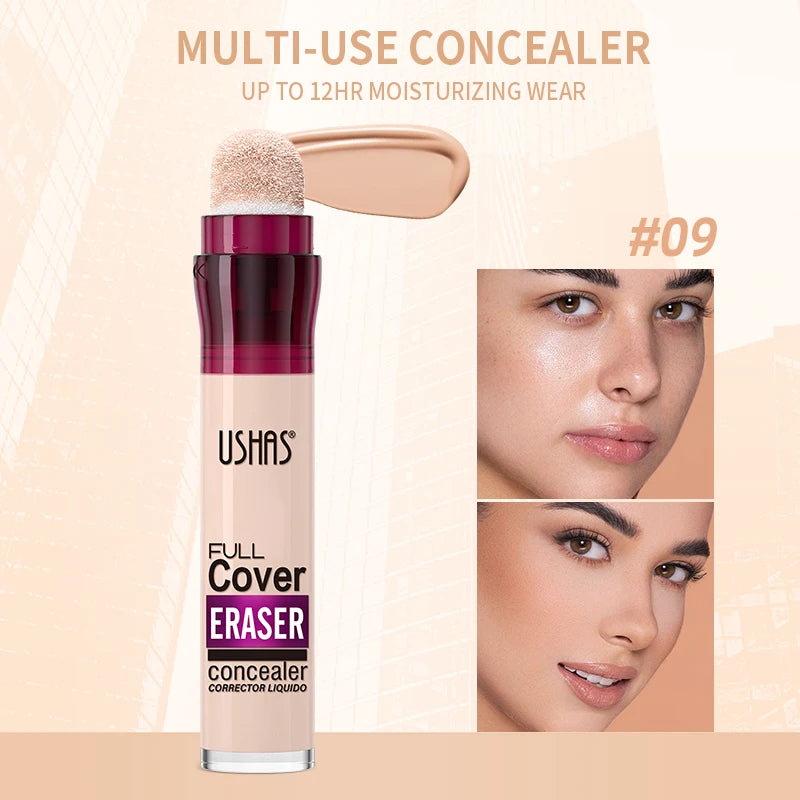 Color Liquid Concealer with Rotating Sponge Head
