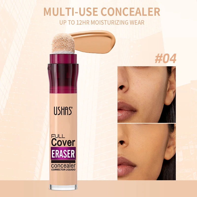 Color Liquid Concealer with Rotating Sponge Head