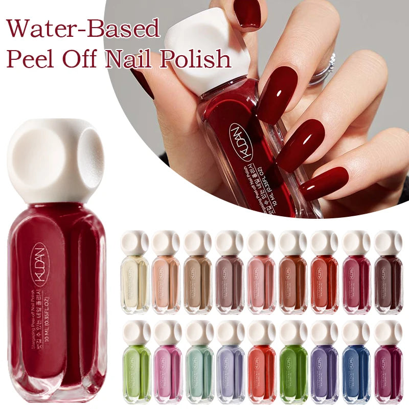 Colorful Water-Based Peel-Off Nail Polish