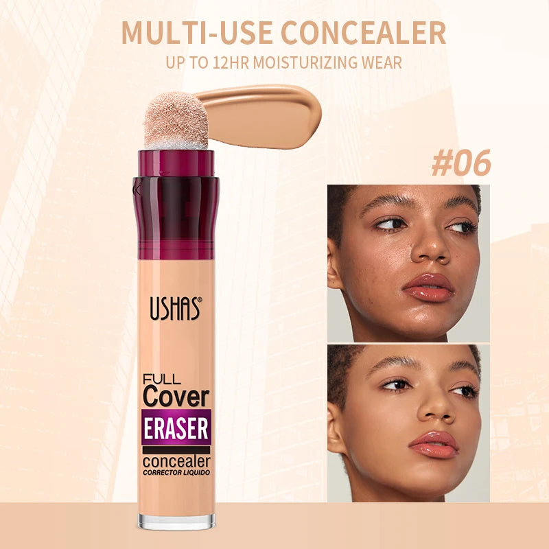 Color Liquid Concealer with Rotating Sponge Head