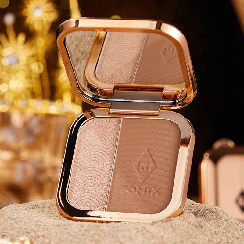 Dual-Color High-Gloss Contour & Highlight Powder