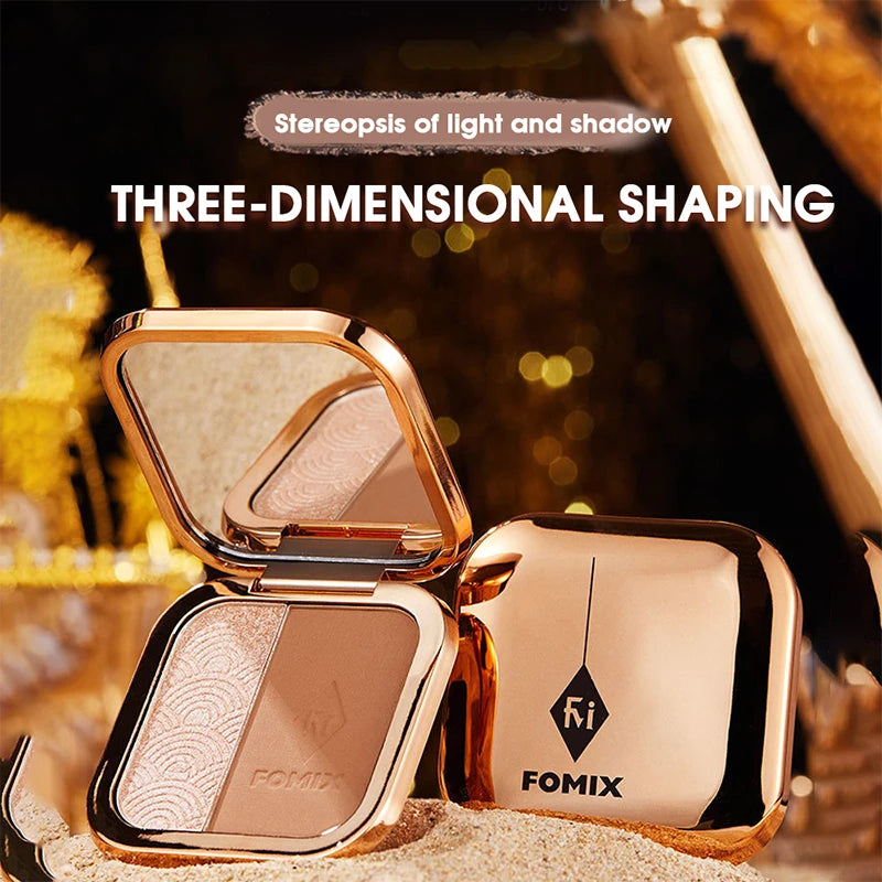 Dual-Color High-Gloss Contour & Highlight Powder