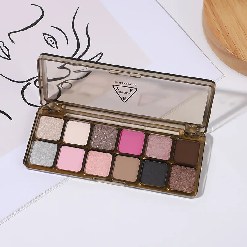 Eyeshadow Palette – Matte & Pearl Shades