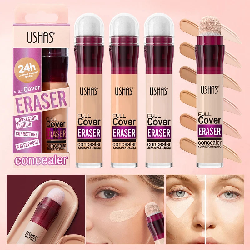 Color Liquid Concealer with Rotating Sponge Head