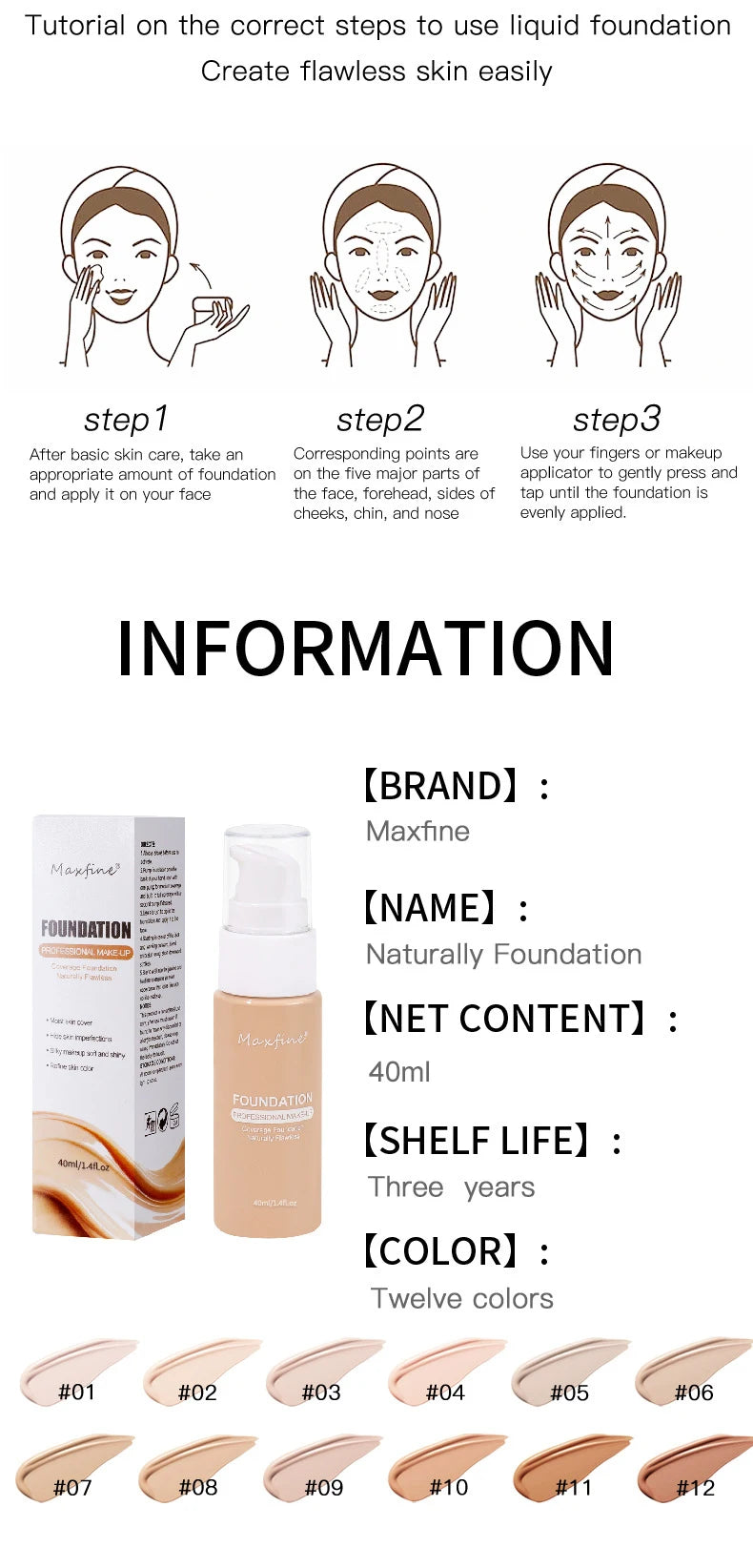 Liquid Foundation & Concealer