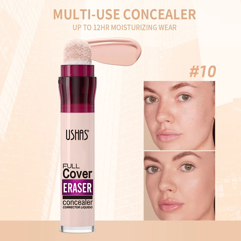 Color Liquid Concealer with Rotating Sponge Head