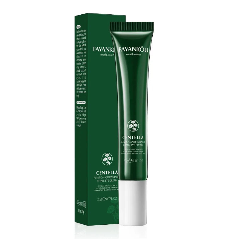 Fayankou Centella Asiatica Anti-Redness Repair Eye Cream with packaging on a white background