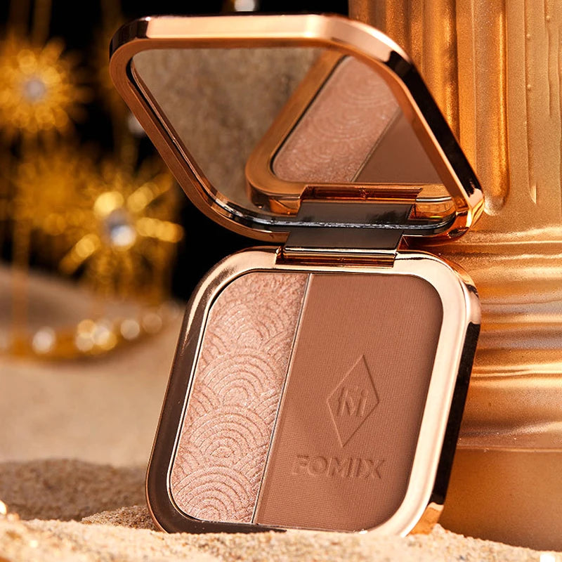 Dual-Color High-Gloss Contour & Highlight Powder
