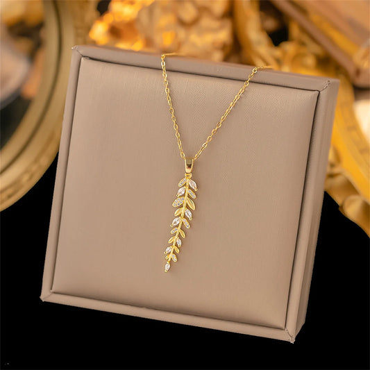 Stainless Steel Pendant Necklace-different shapes